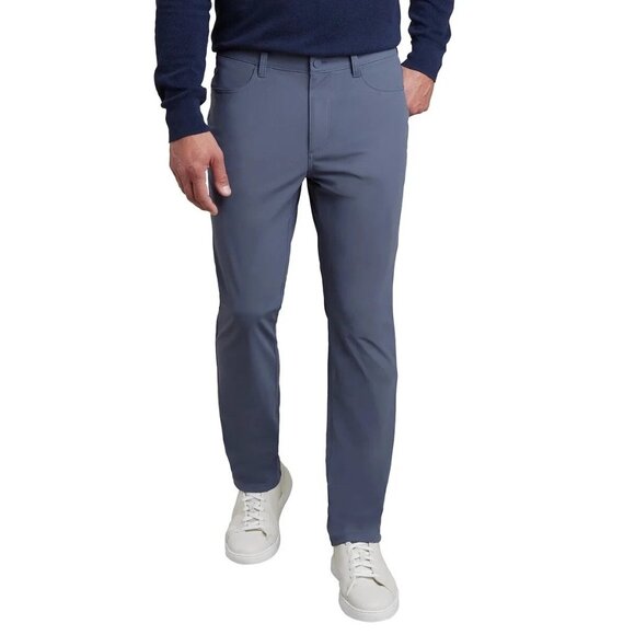 NEW Weatherproof Vintage Men's 32x29 Hybrid Tech Pants Blue - Picture 1 of 9